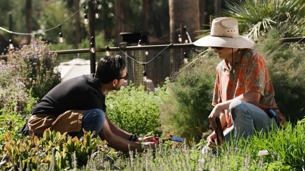 The Castle Hot Springs executive chef gets his hands dirty in the garden