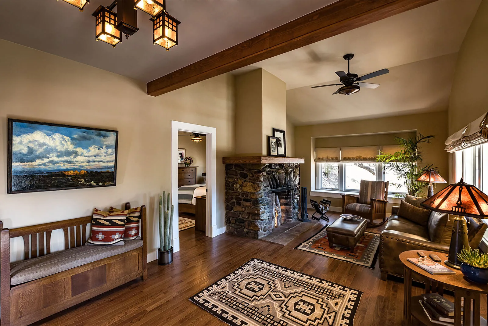 The living room of the Cottage.