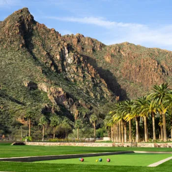 bocce court at inclusive Arizona resort