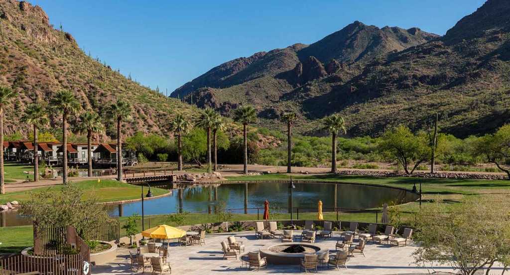 Scenic View of Castle Hot Springs Grounds