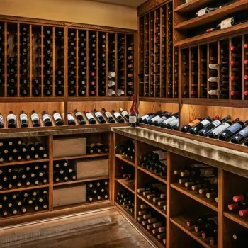 Castle Hot Springs WIne storage