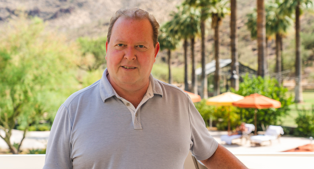 General Manger, Kevin, at Castle Hot Springs