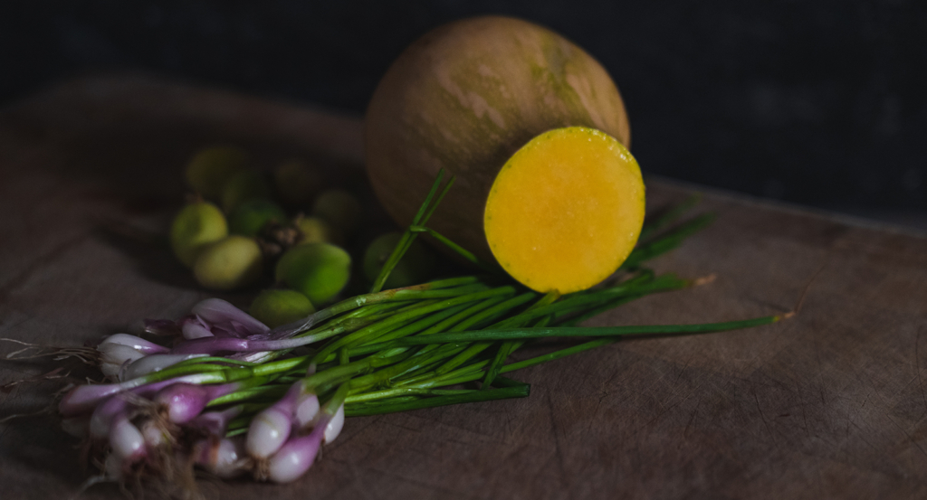 Vegetables for hot weather dishes at Castle Hot Springs in Arizona