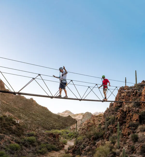 Via Ferrata at an Arizona hot springs resort