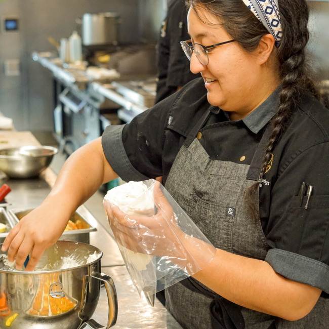 A chef at Castle Hot Springs, a luxury resort in Arizona
