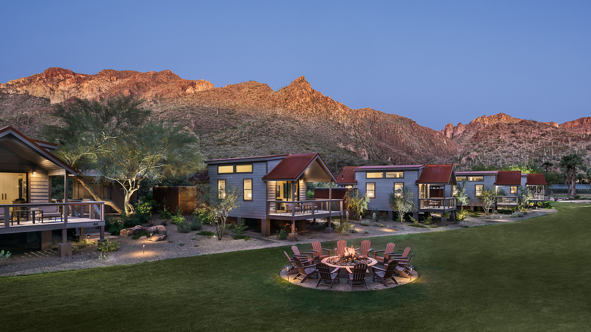 Sky View Cabins at Castle Hot Springs, an inclusive luxury resort