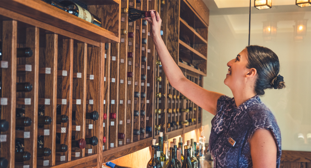 Wine pairing with Sarah at Castle Hot Springs, a wellness resort in Arizona