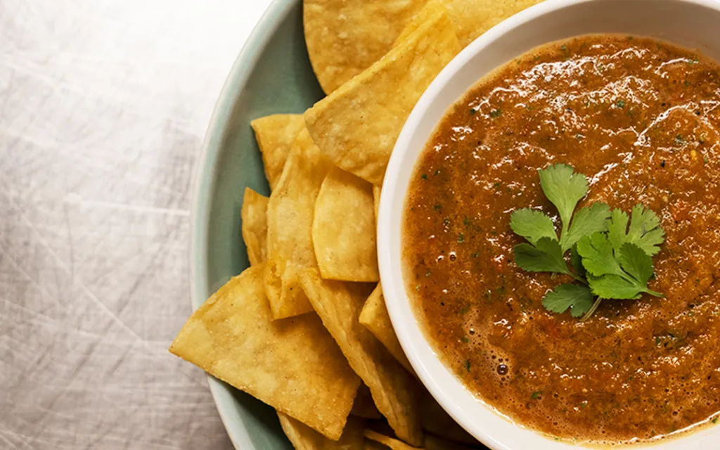 grilled salsa at Castle Hot Springs resort