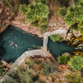 Hot Springs Aerial