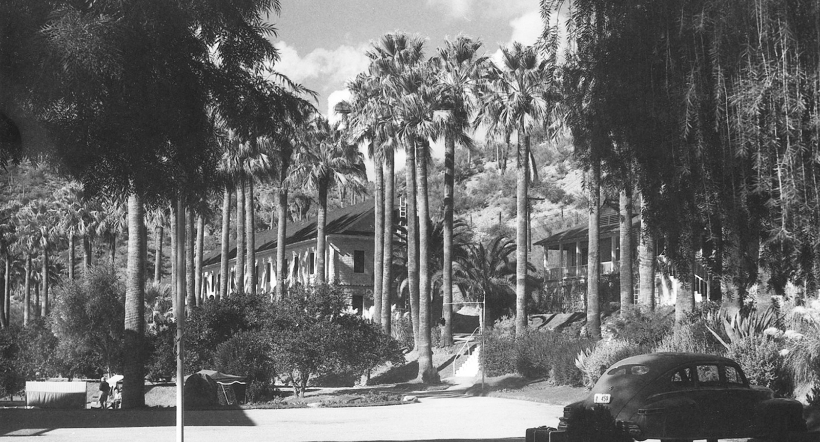 Castle Hot Springs original stone house.