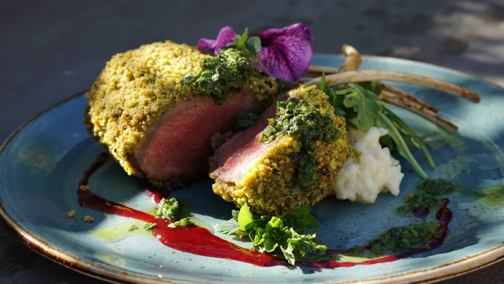 Colorado Lamb Rack Pistachio Crusted