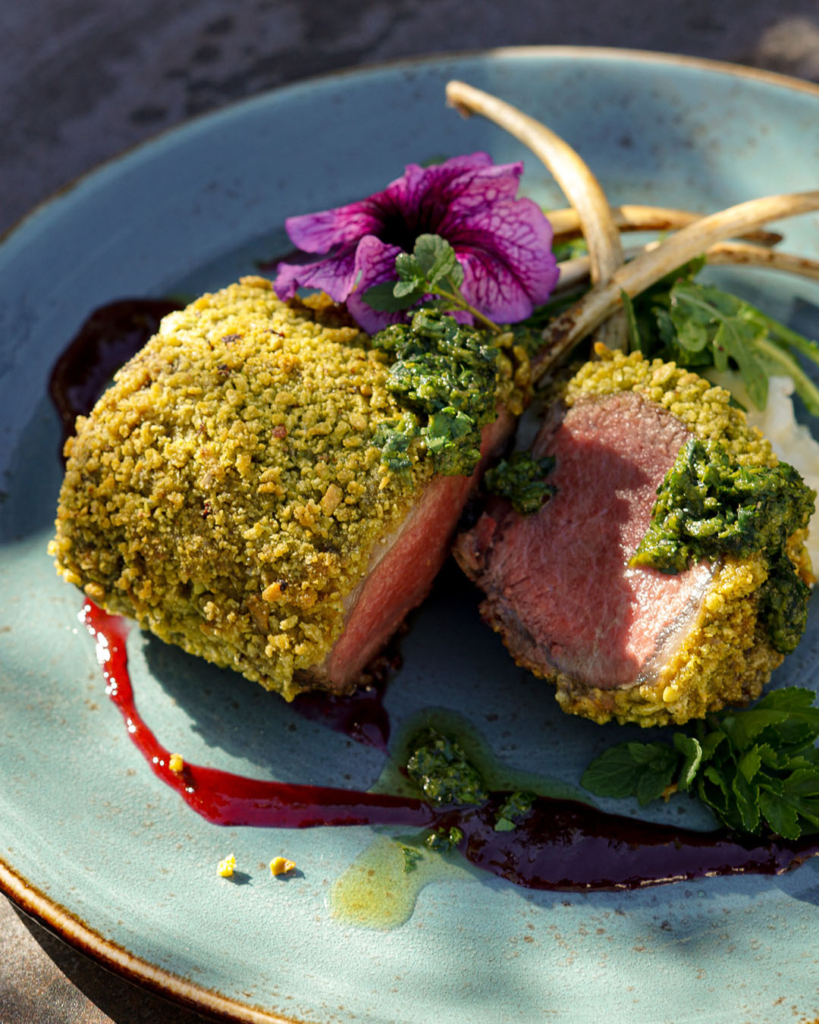 Colorado Lamb Rack Pistachio Crusted