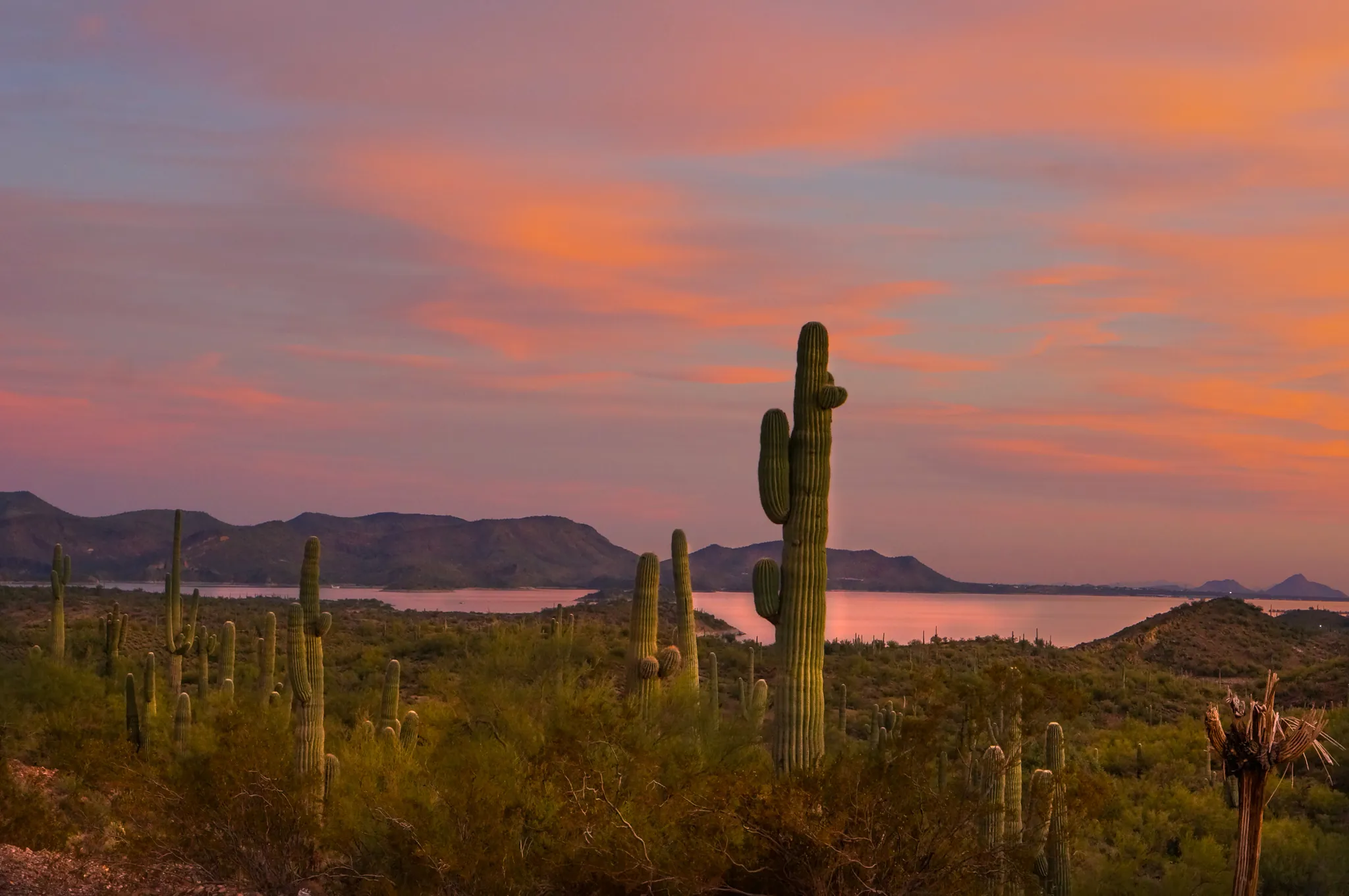 Lake Pleasant Sunset