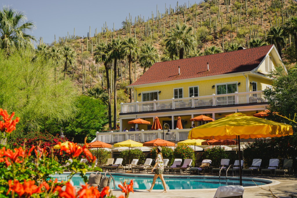 Lodge and Resort Pool at Castle Hot Springs