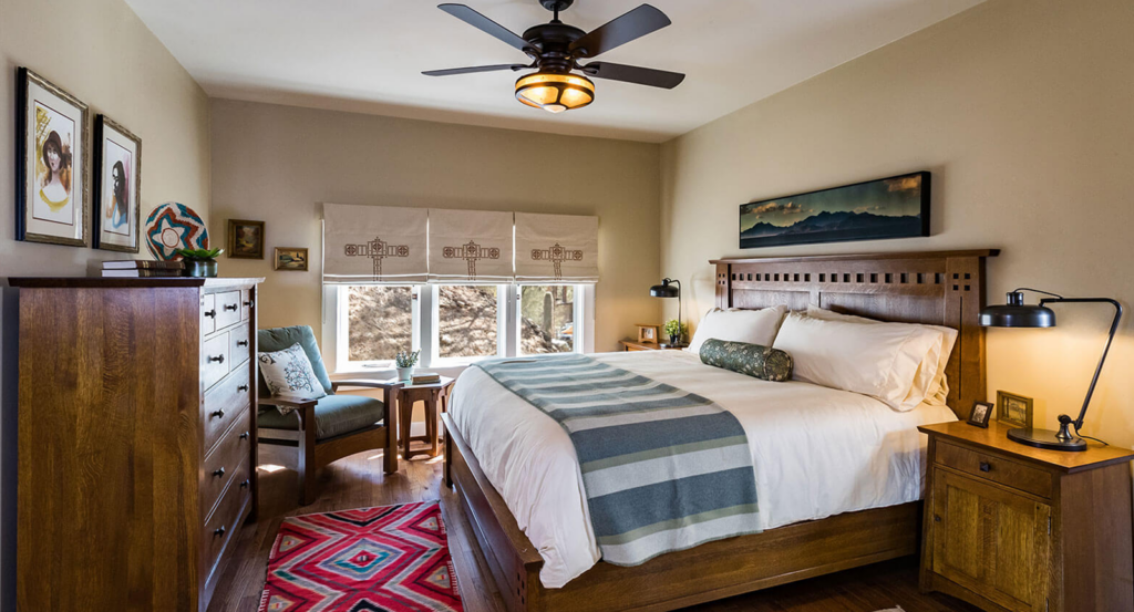 Interior of the Historic Cottage at Castle Hot Springs